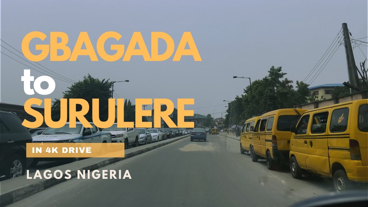 4k Drive Lagos Nigeria - From Ifako, Gbagada - Ojota - Funsho Williams Avenue.
