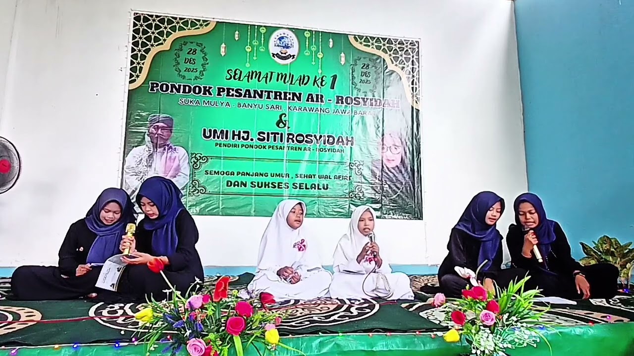 Penampilan Santri | Aqidatul ‘Awam | Milad ke-1 Pondok Pesantren Ar-Rosyidah