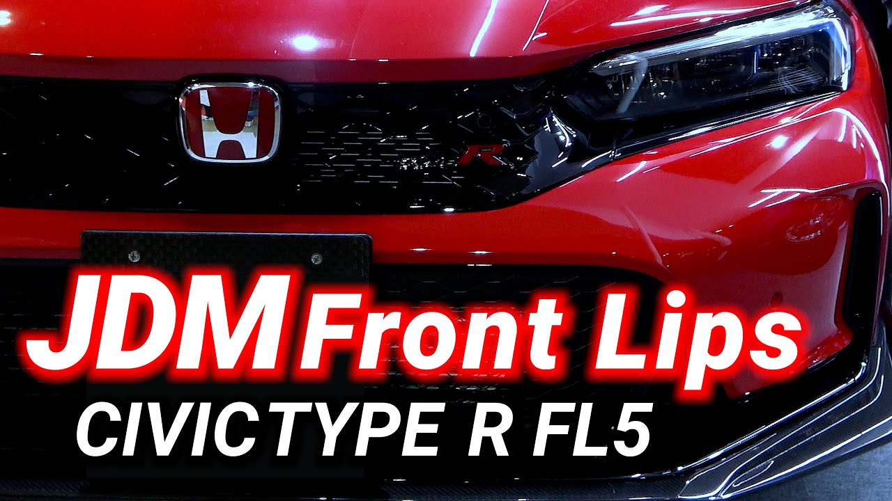 Top JDM Front Lips for Civic Type R FL5 – VARIS, MUGEN, SPOON【4K】