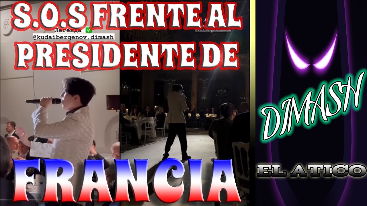 REACCION A DIMASH / DIMASH LE CANTA S.O.S AL PRESIDENTE DE FRANCIA
