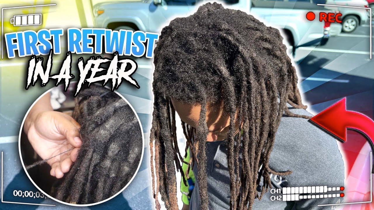 Dreadlock Transformation - First ReTwist After A YEAR | Emotional