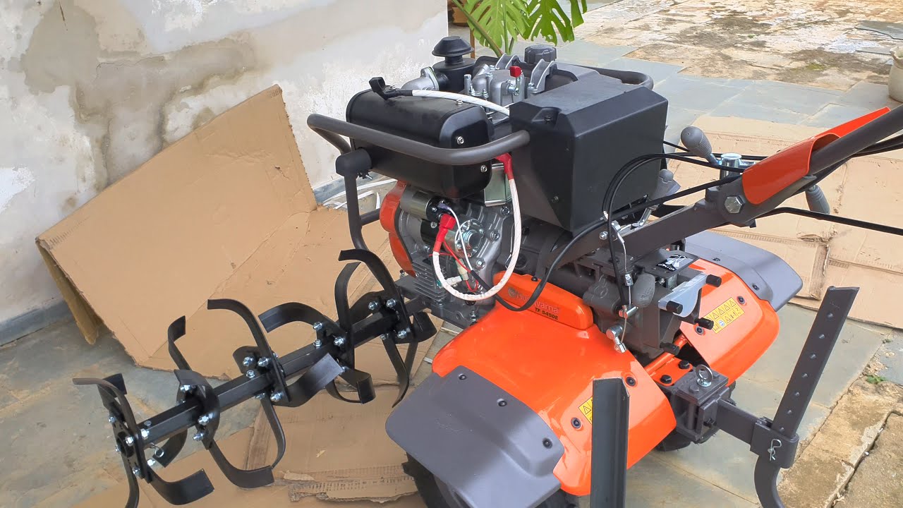 Unboxing motocultivador tratorito Husqvarna TF545 DE - Parte 2