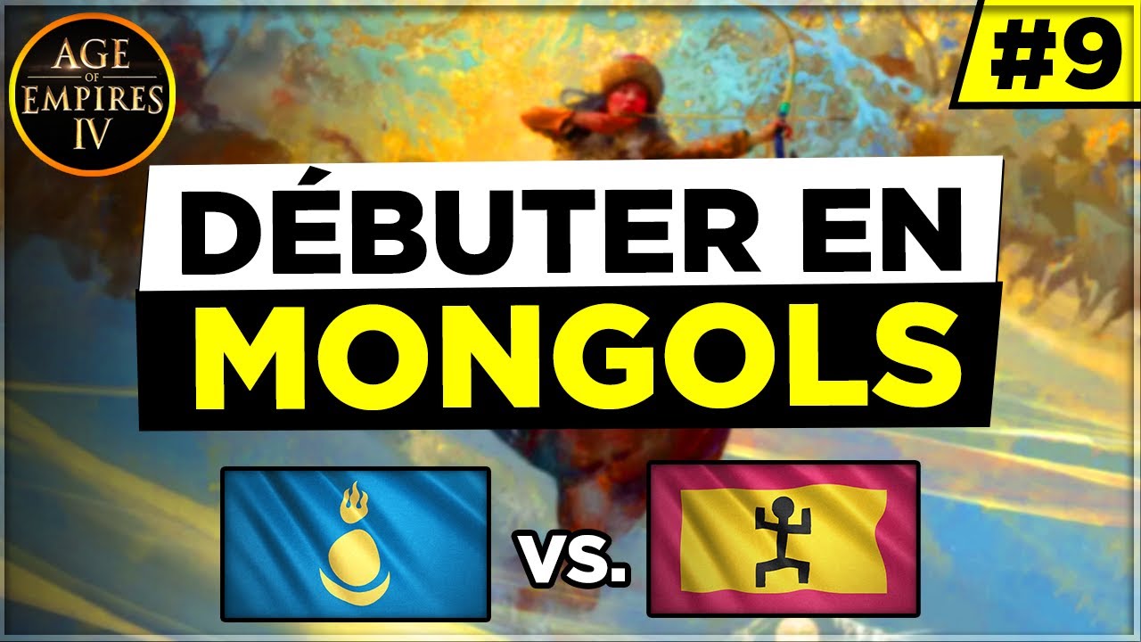 AOE4⚔️ | Débuter en Mongols #9 - BATTRE LES MALIENS FACILEMENT !