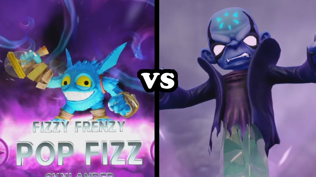 Skylanders Trap Team - S3 Fizzy Frenzy Pop Fizz VS Kaos