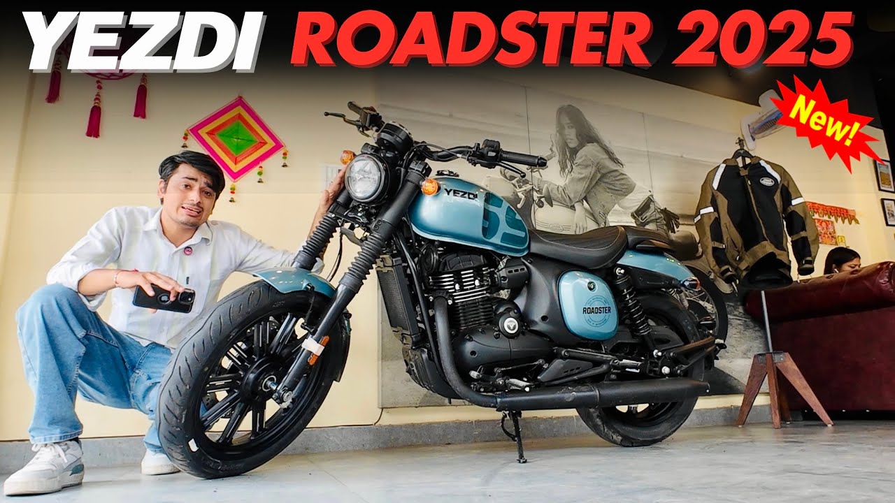 2025 Yezdi Roadster First Look 👀 | New Engine, Features & Price Revealed!