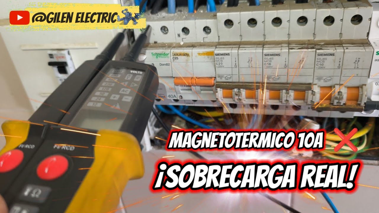Salta el magnetotérmico por sobrecarga ⚡ Error muy común en viviendas