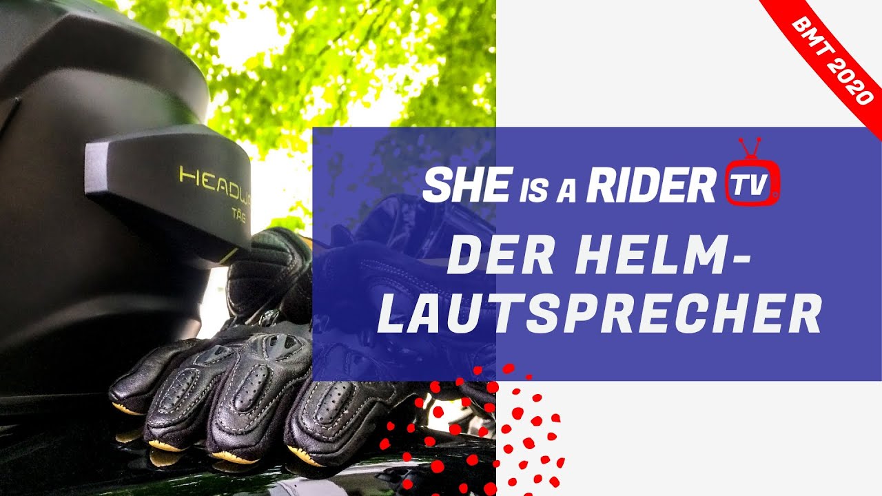 Headwave - Der Helm-Lautsprecher // Musik beim Motorradfahren // Berliner Motorrad Tage 2020