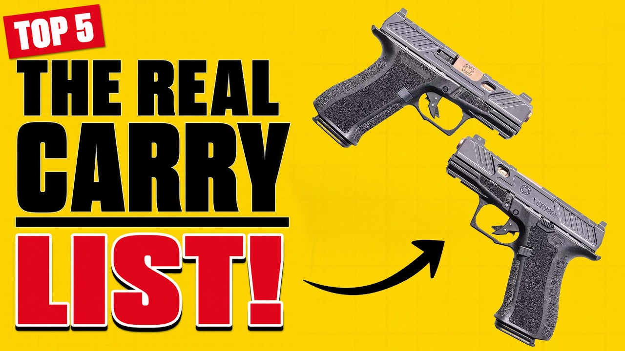 The 5 CCW Pistols Professionals Actually Carry in 2026 &mdash; Honest Truth