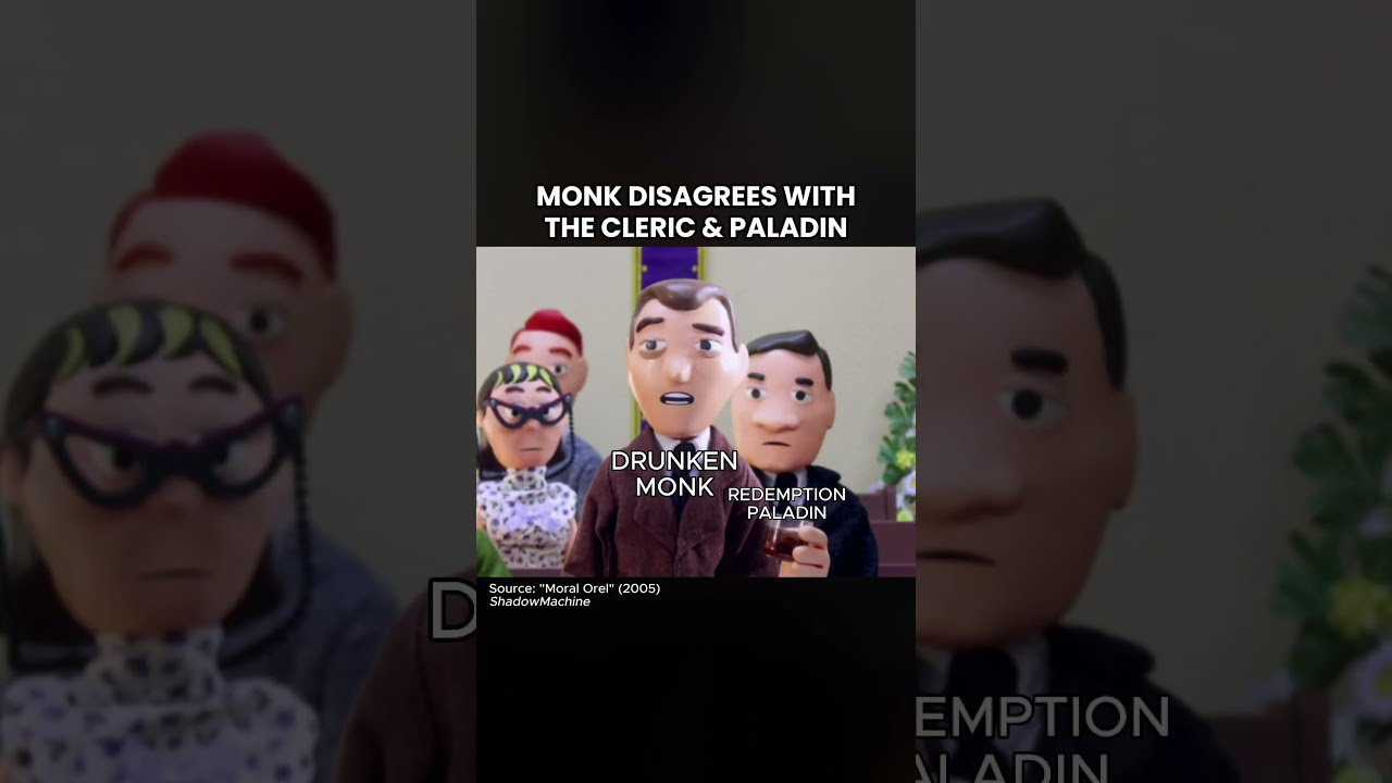 monk disagrees with cleric & paladin 