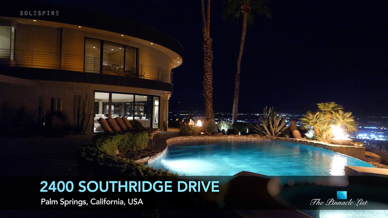 Роскошный современный дом | 2400 Southridge Dr, Палм-Спрингс, Калифорния 🇺🇸 | Маркус Энтони и Джо...