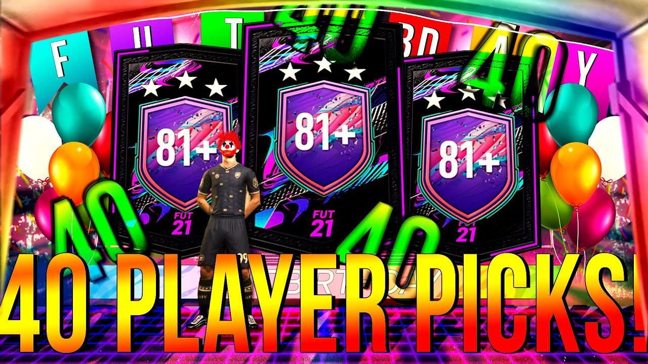 OPENING 40+ 81+ PLAYER PICK PACKS! - #FIFA 21 FUT BIRTHDAY PACK OPENING