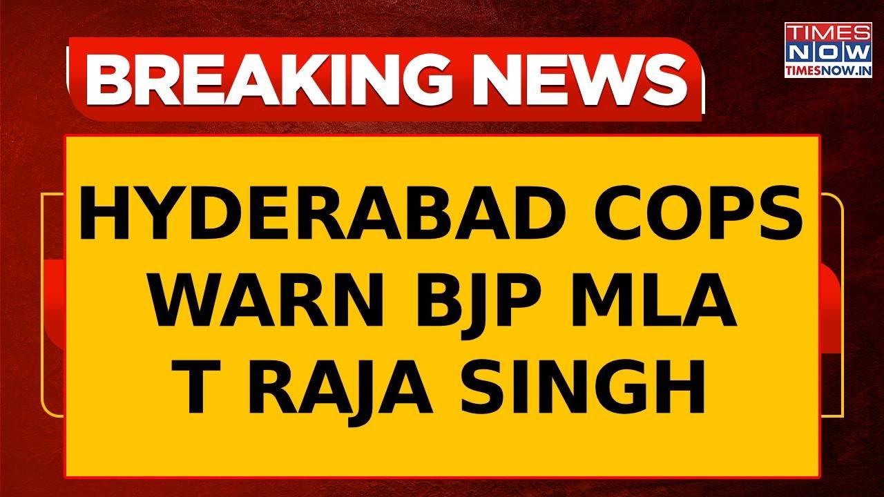 'Don't Provoke': Hyderabad Cops Issue Warning To BJP MLA T Raja Singh Ahead Of Ram Navami Yatra