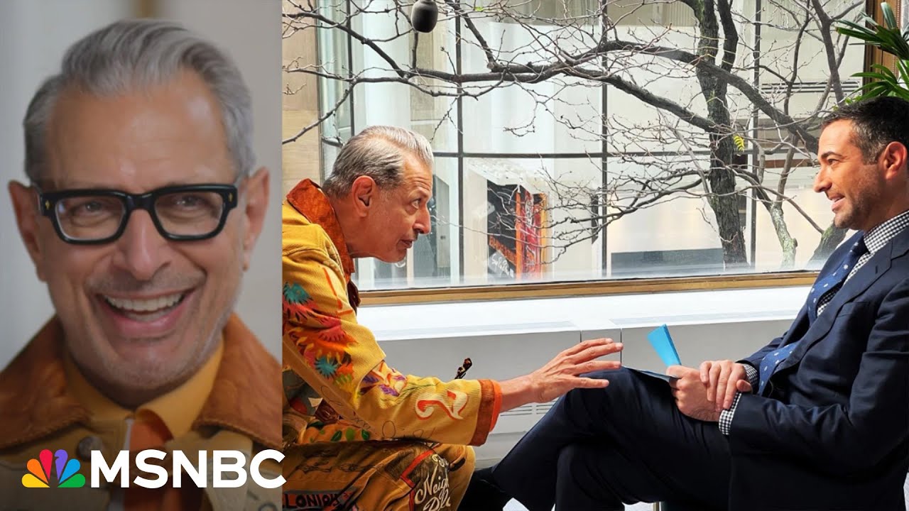 Deep! See Jeff Goldblum on iconic roles, dream directors & fashion in Ari Melber intv