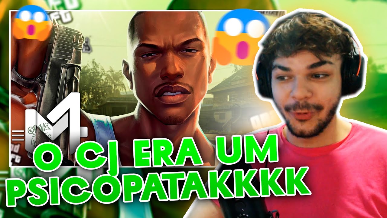 (É O MELHOR GTA!) React CJ (Grand Theft Auto) - San Andreas | M4rkim