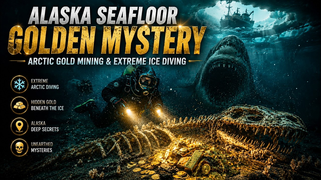 Alaska Seafloor Golden Mystery: Arctic Gold Mining & Extreme Ice Diving
