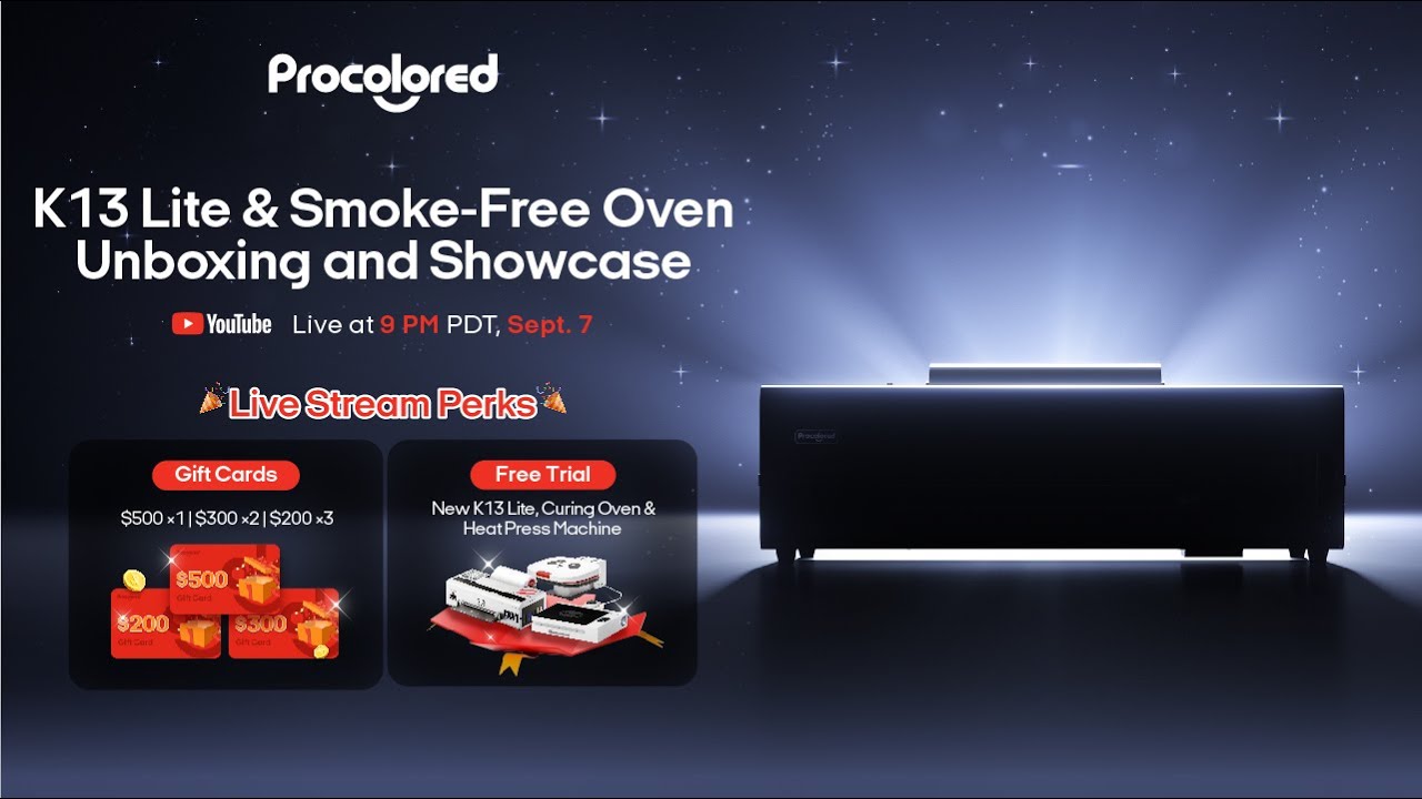 K13 Lite DTF Printer & Smoke-Free Oven | Introduction & Demo