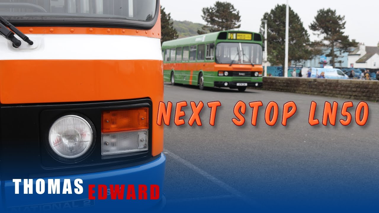 Leyland National Bus. 50th Anniversary. Whitehaven. Cumbria. April 2022.