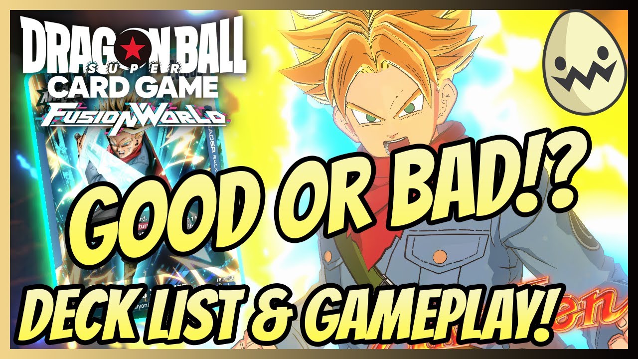Dragon Ball Super Fusion World: Future Trunks! Deck List and Gameplay!