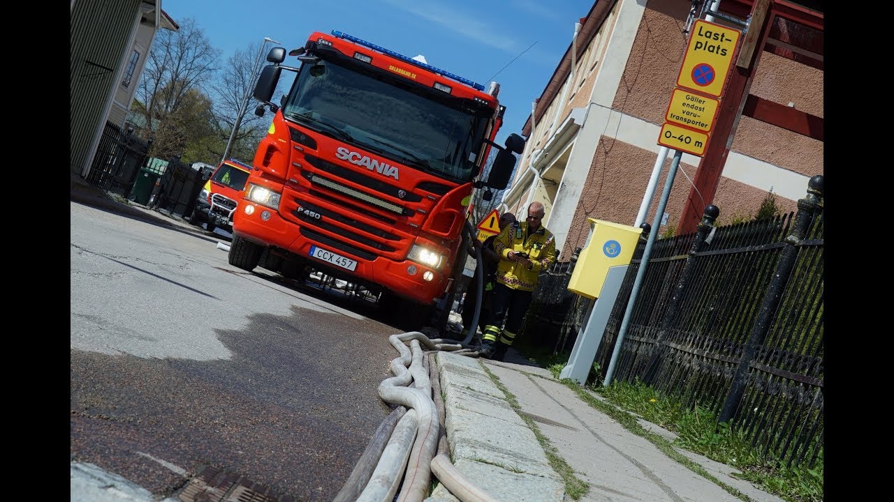 Räddningstjänsten Sala-Heby: Storövning och kortege - Del av 60-årsjubileumet
