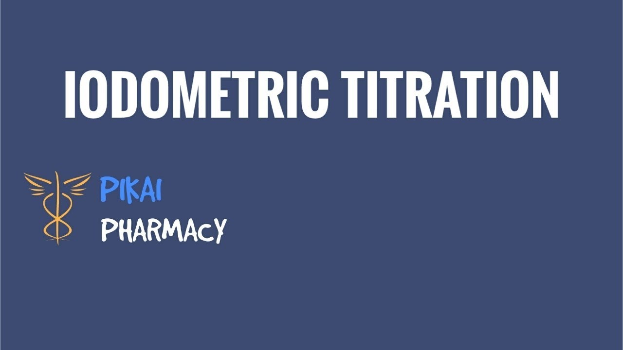 IODOMETRIC TITRATION | REDOX TITRATION