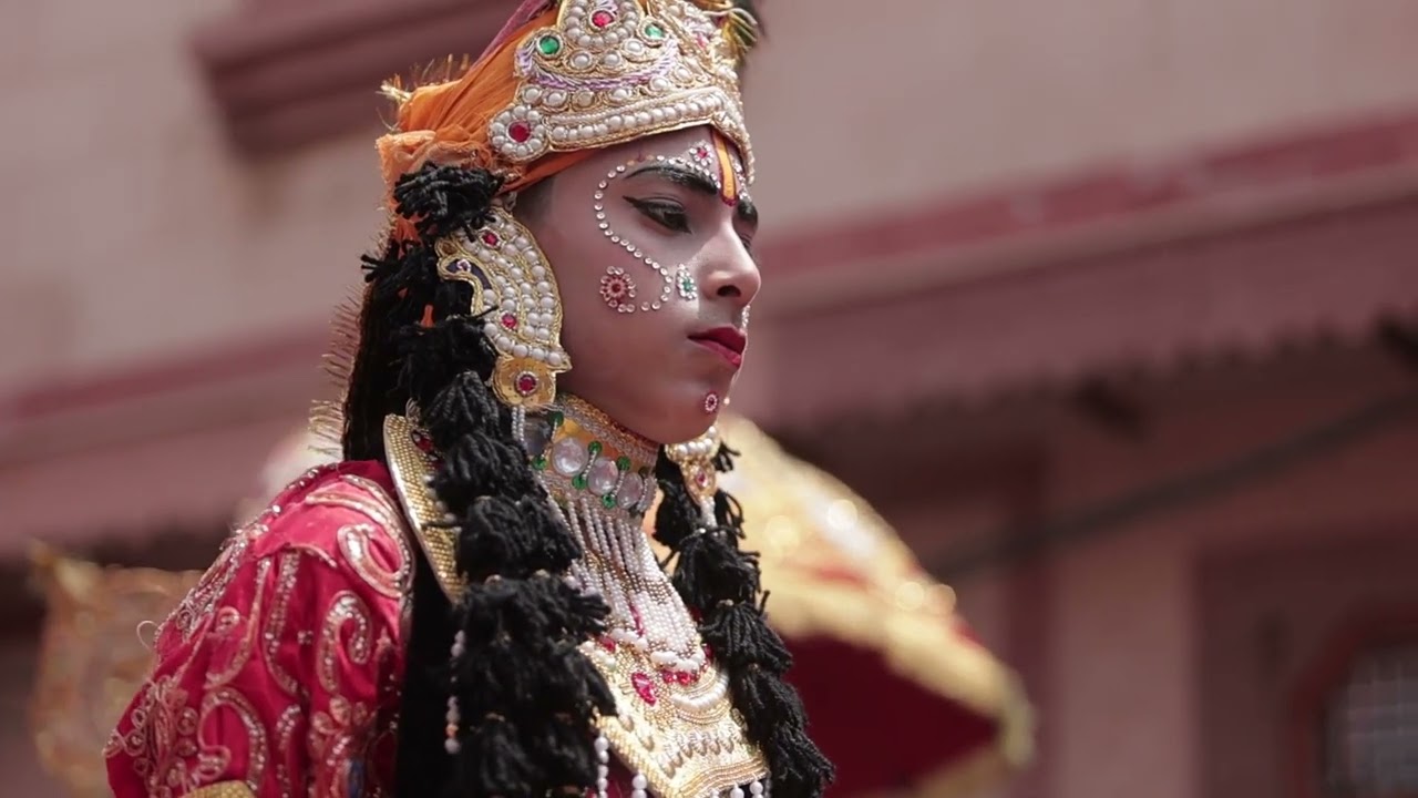 Traditional Janmashtami festival in Mathura