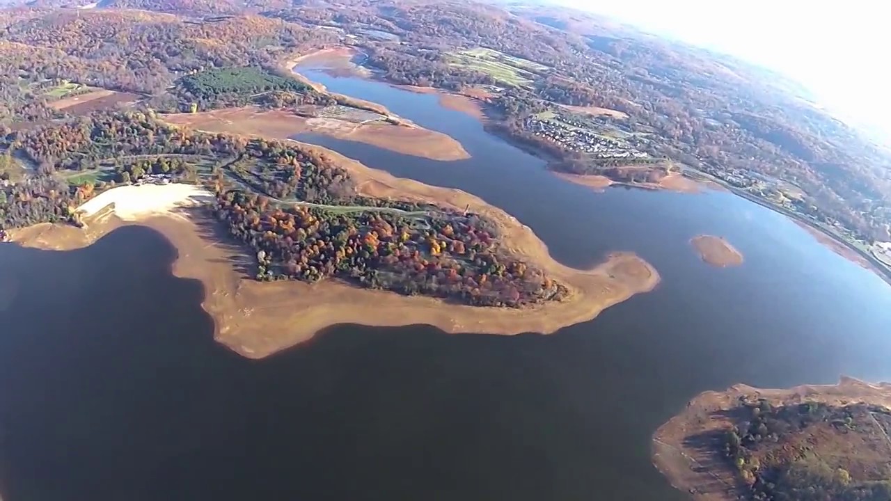 N.J. Highlands reservoir flyover on Nov. 1, 2016