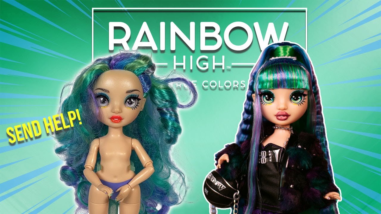 Борьба была слишком РЕАЛЬНОЙ! Рестайлинг секонд-хенда Rainbow High Laurel и Holly Devious