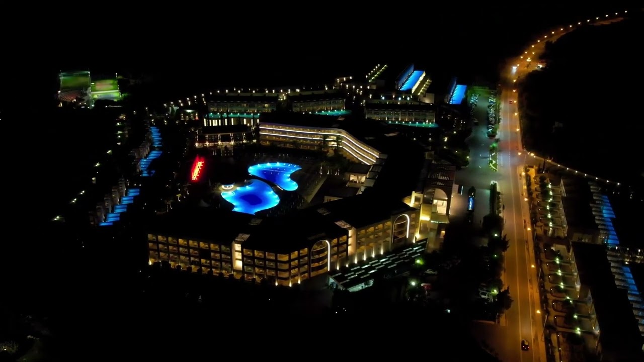 Kiotari by night aerial - Rodos - Grecja | Mixtravel.pl