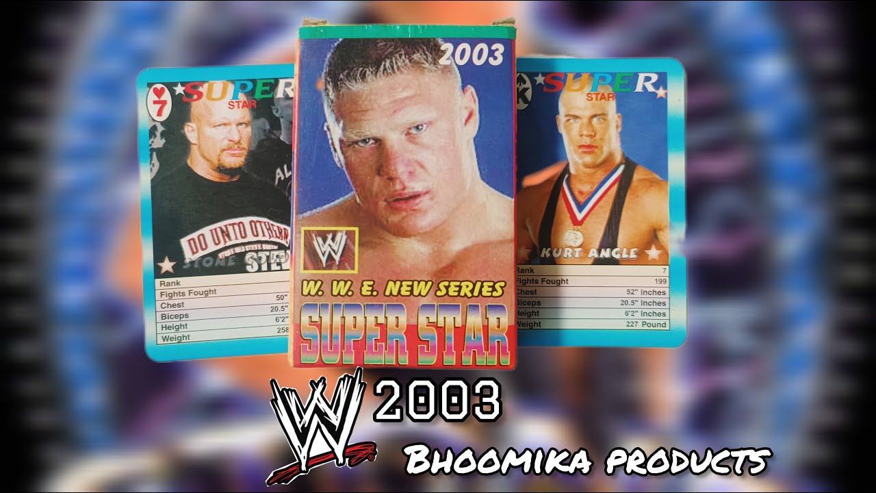 WWE 2003 TRUMP CARDS || BHOOMIKA PRODUCTS