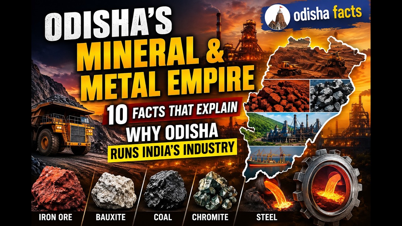 Odisha's Mineral & Metal Empire &mdash; 10 Facts That Explain Why Odisha Runs India's Industry