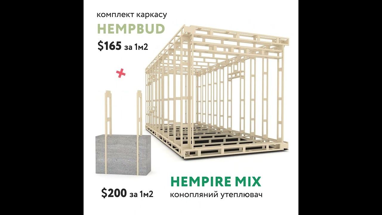 Швидкозбірний конопляний модульний будинок. Hempbud
