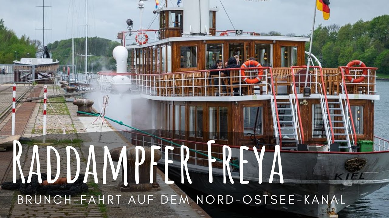 Mit dem Raddampfer Freya auf dem Nord-Ostsee-Kanal