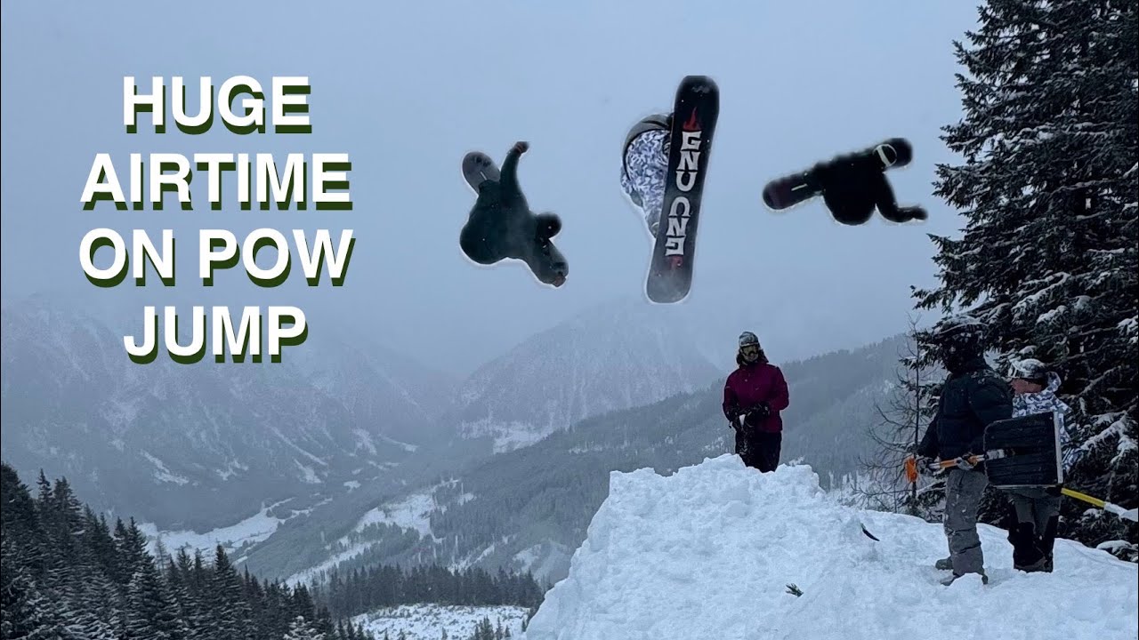 BUILD OUR OWN JUMP! | BTS SNOWBOARDING VLOG 4