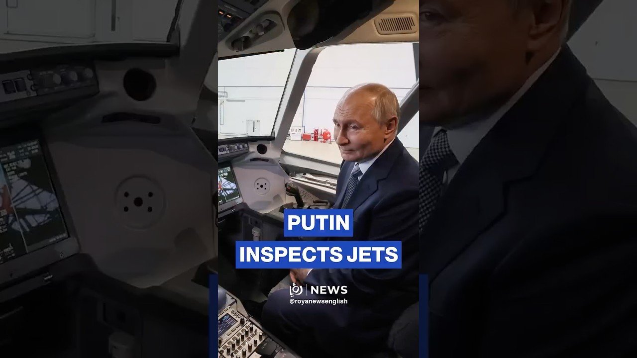 Putin inspects new Russian passenger planes
