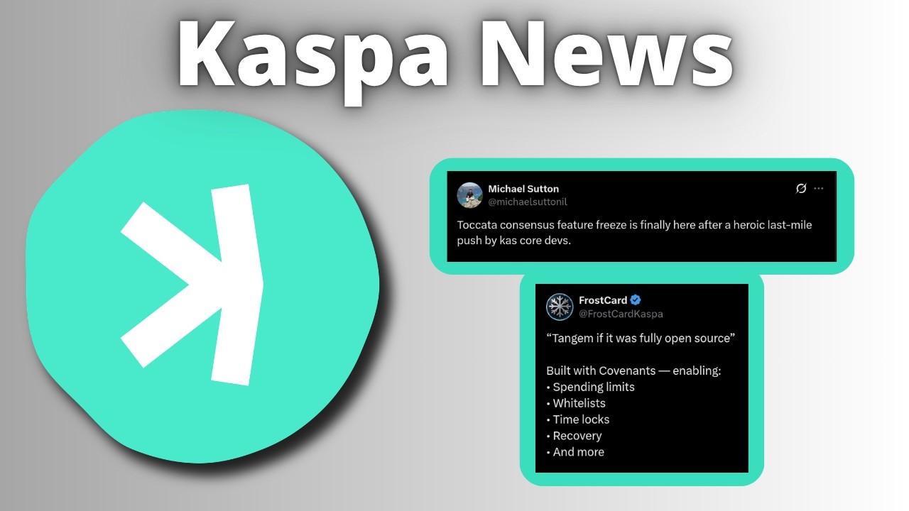 Новости Kaspa: Обновления хардфорка, агенты ИИ и многое другое!