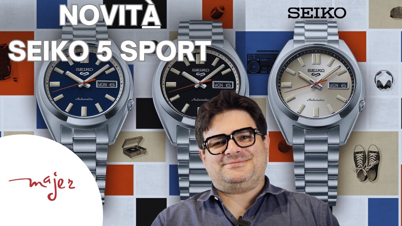 NOVITÀ SEIKO 5 SPORTS: il nuovo orologio ispirato all'iconico Seiko Sportsmatic del '68