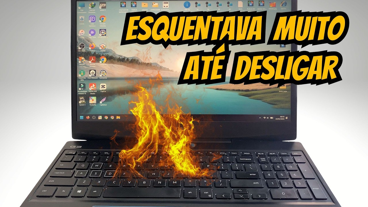 NOTBOOK DA DELL 3500 ESQUENTA QUE DESLIGA - COMO RESOLVIR ISSO
