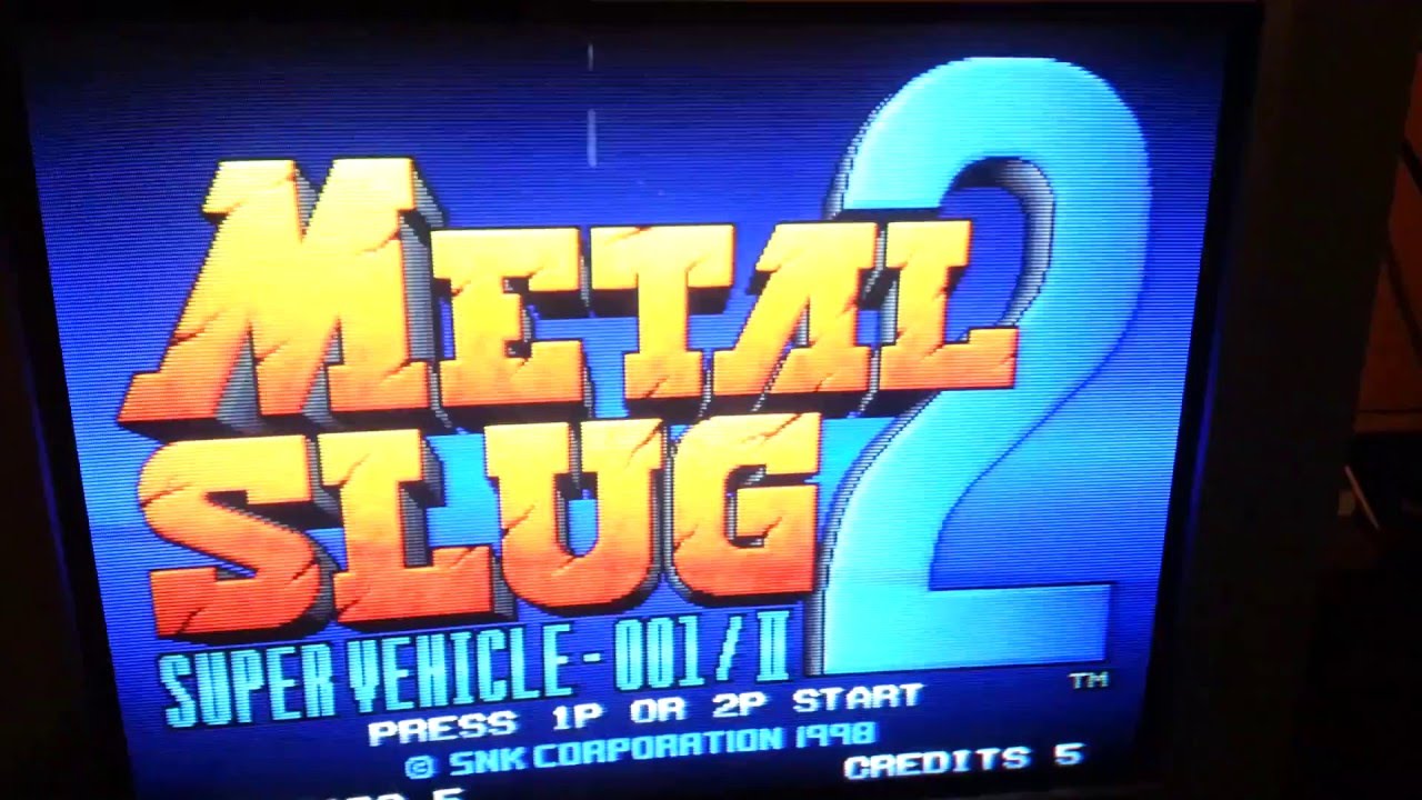 Metal Slug 2. No slowdown, on AES hardware