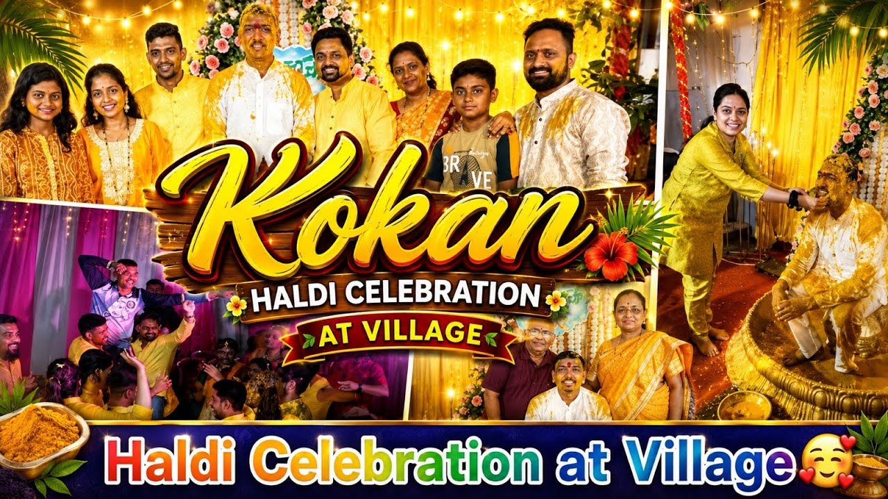 #vlog45 | Bhavachya haldi la keli full Dhamaal|Malvan Haldi Celebration| Bhavacha Lagna Series|Part2