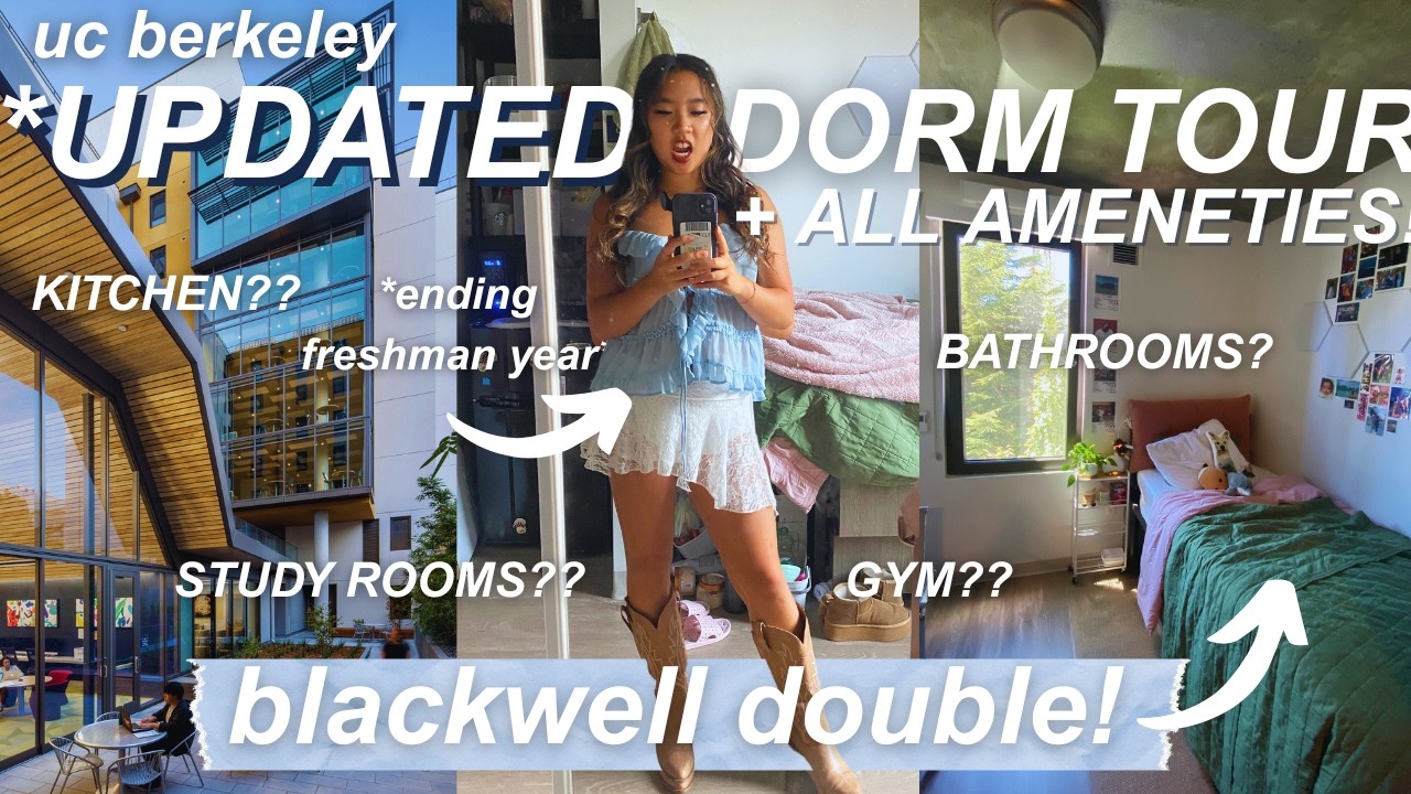 *UPDATED* 2025 UC BERKELEY BLACKWELL DORM TOUR (SHOWING YOU *EVERYTHING*)