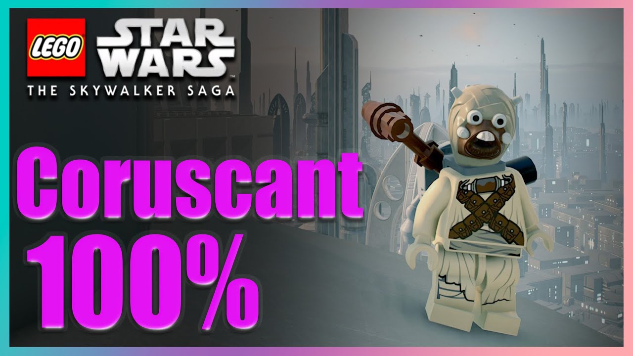Coruscant Federal District 100% All Collectibles | LEGO Star Wars: The Skywalker Saga