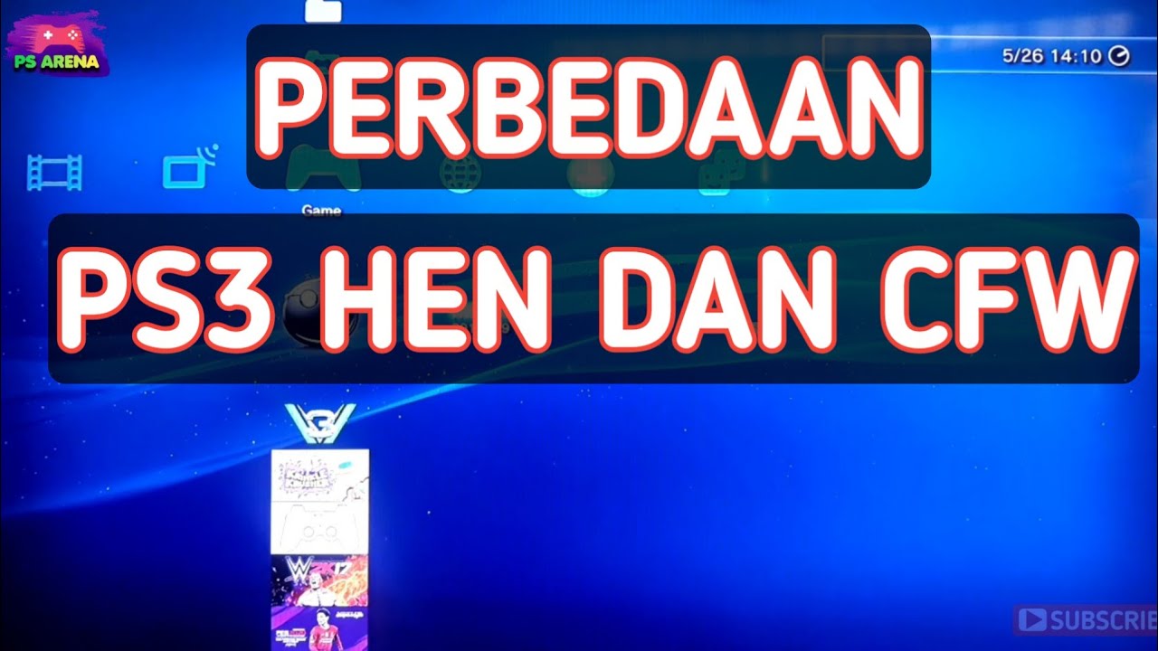 PERBEDAAN PS3 HEN(HFW) DAN CFW