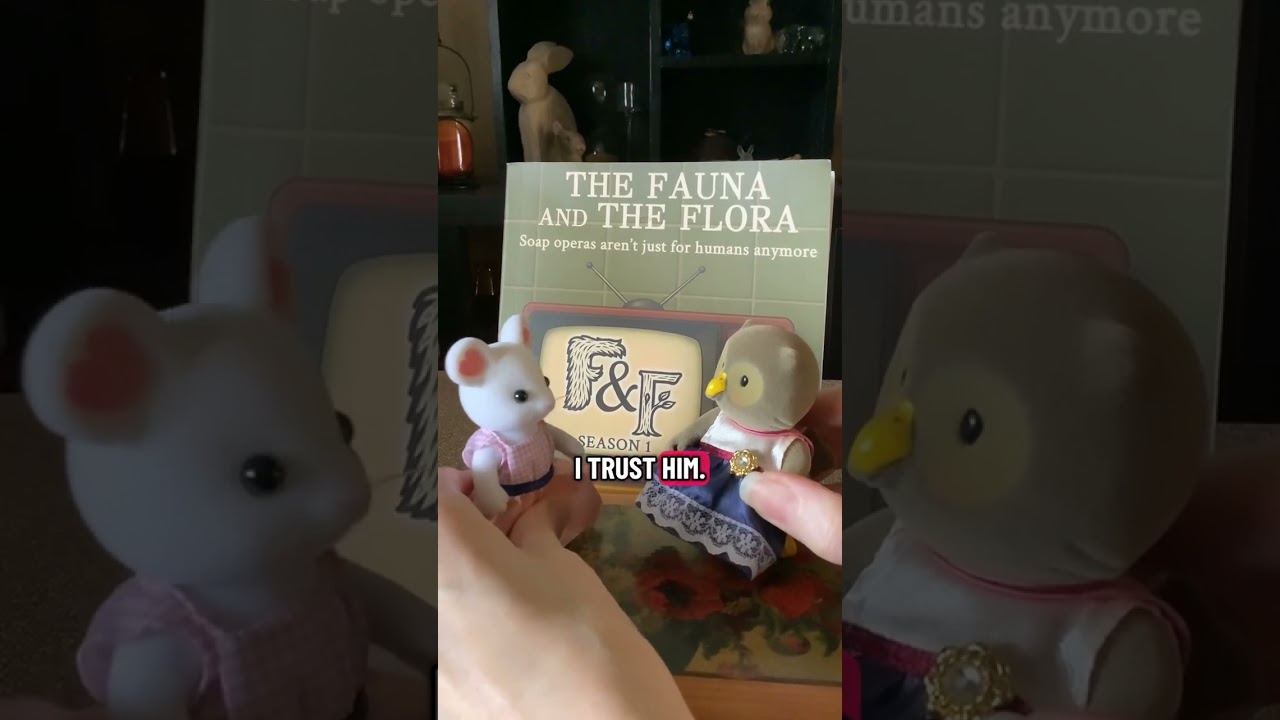 Small stage. Big drama. From the audiobook The Fauna and the Flora by Ali Cattail.