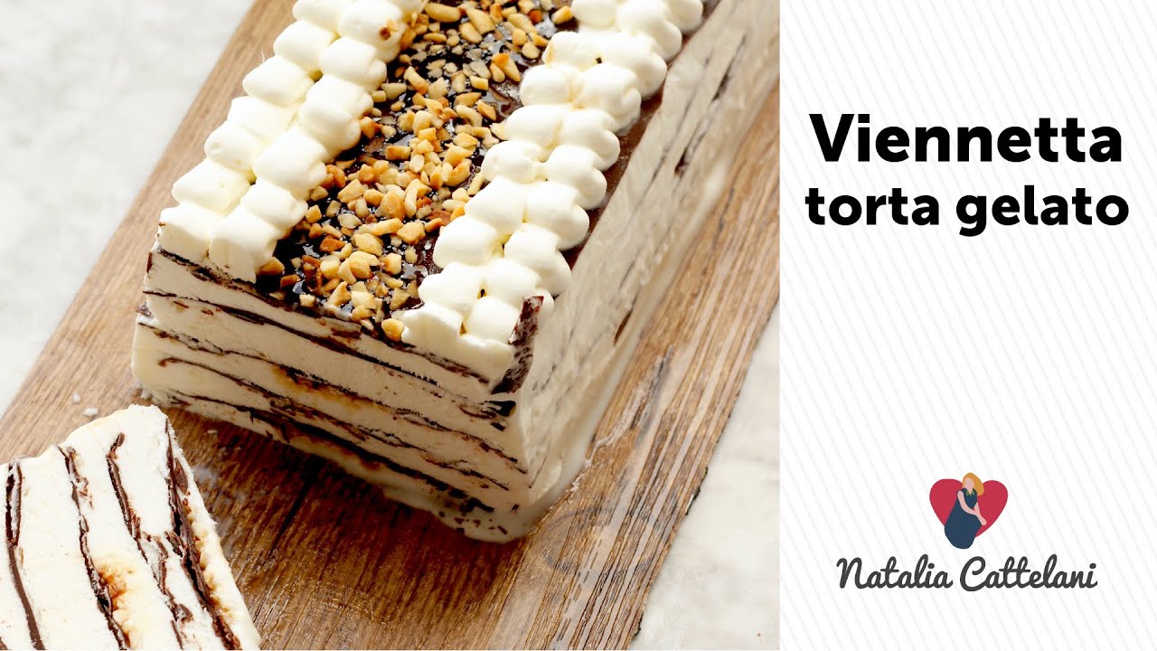 VIENNETTA FATTA IN CASA | Ricetta torta gelato con 2 ingredienti | Natalia Cattelani