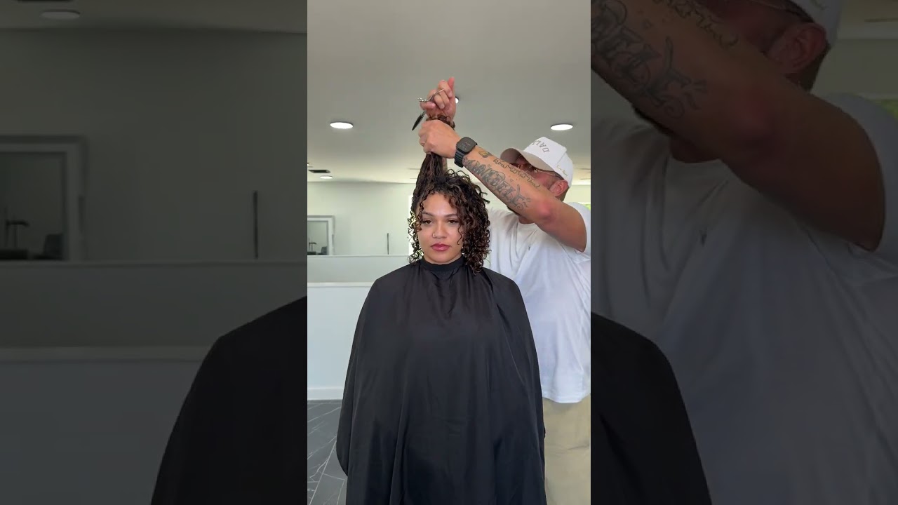 How I cut curls from square to round