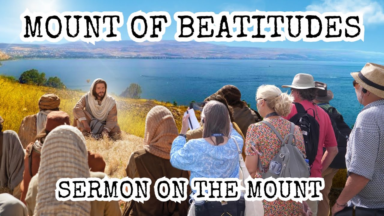 Mount of Beatitudes Tour! Sermon on the Mount, Sea of Galilee, Church of Beatitudes, Jesus Teaches!