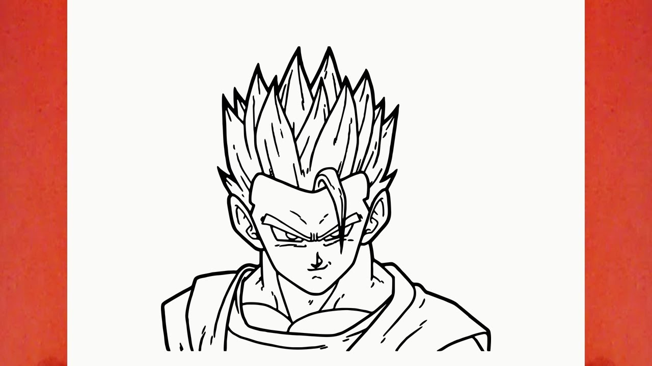 COMO DIBUJAR A GOHAN DE DRAGON BALL Z