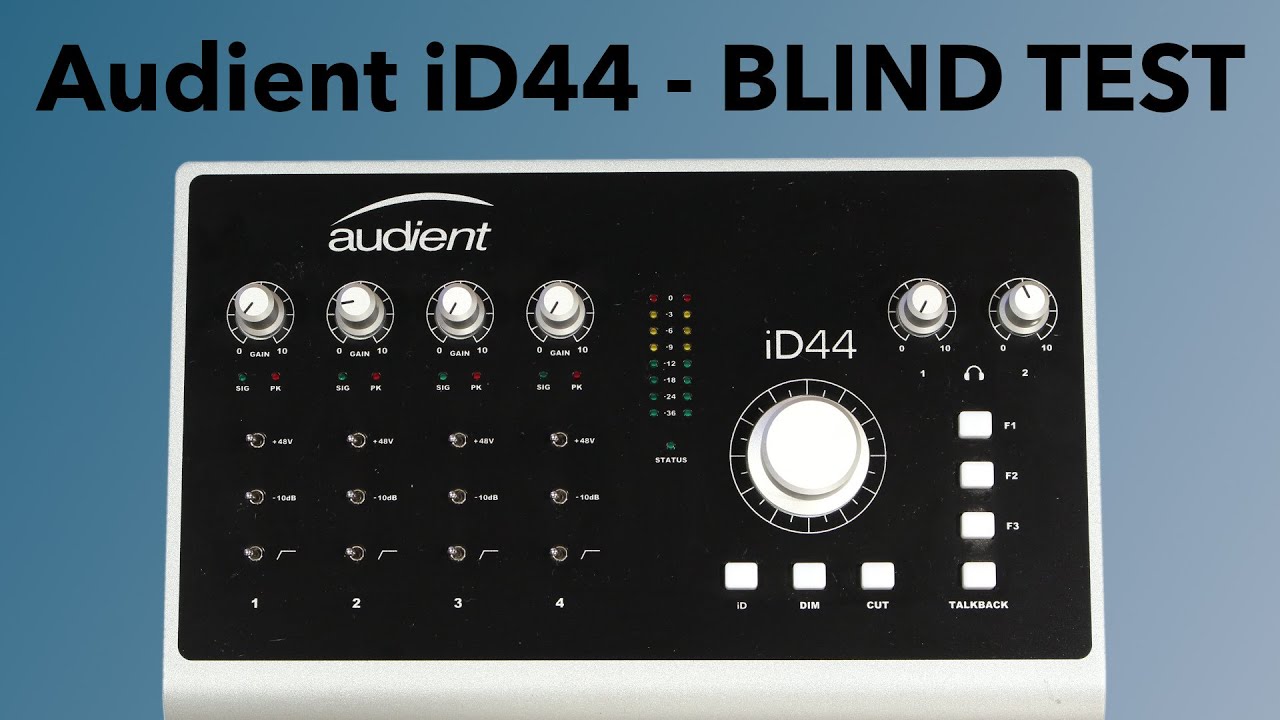 Audient iD44 vs Allen&Heath ZED420 vs Behringer ADA8200 Blind Test
