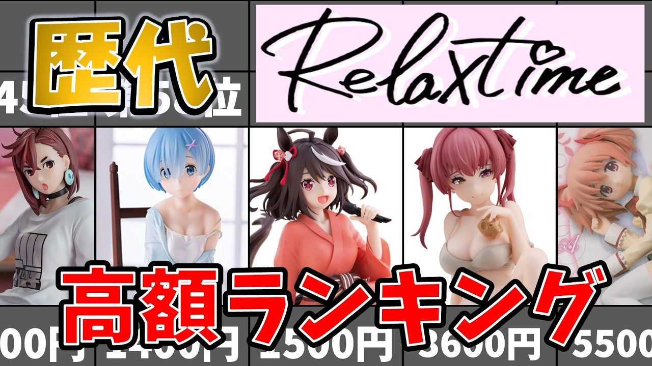 【全115種】歴代Relax timeフィギュア価格を調べてみた【高額ランキング＆有料級分析付き】