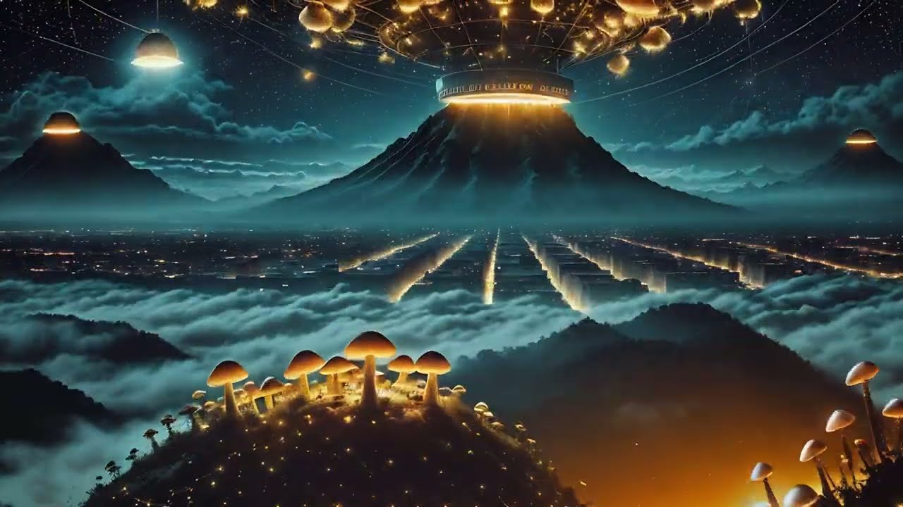 Relaxing 4K HD  Trippy Visualizer/ Meditative Chill 2024